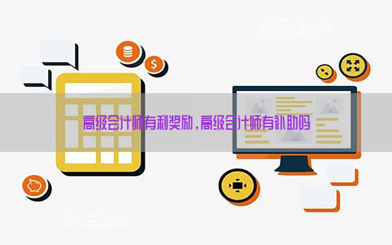 高级会计师有利奖励，高级会计师有补助吗