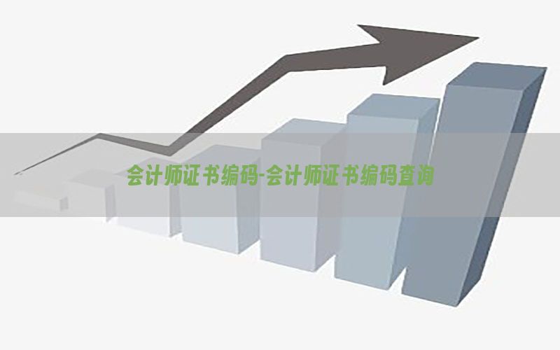 会计师证书编码-会计师证书编码查询
