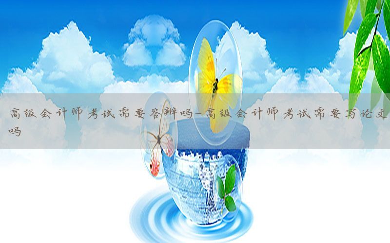 高级会计师考试需要答辩吗-高级会计师考试需要写论文吗