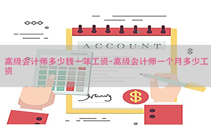 高级会计师多少钱一年工资-高级会计师一个月多少工资