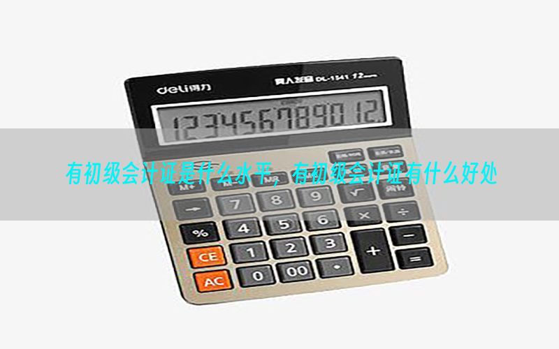 有初级会计证是什么水平，有初级会计证有什么好处