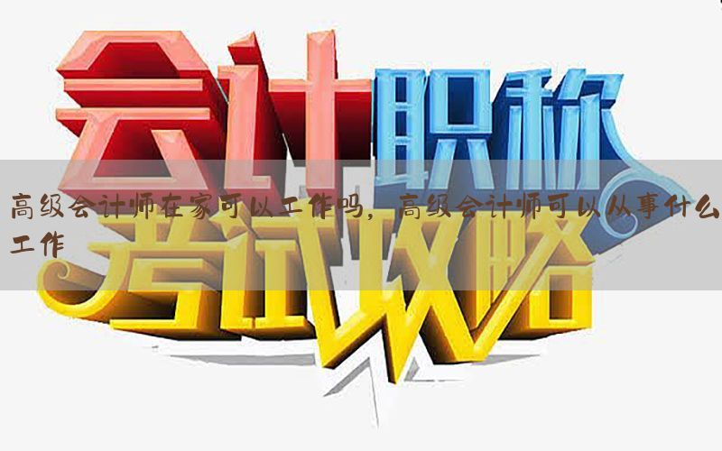 高级会计师在家可以工作吗，高级会计师可以从事什么工作