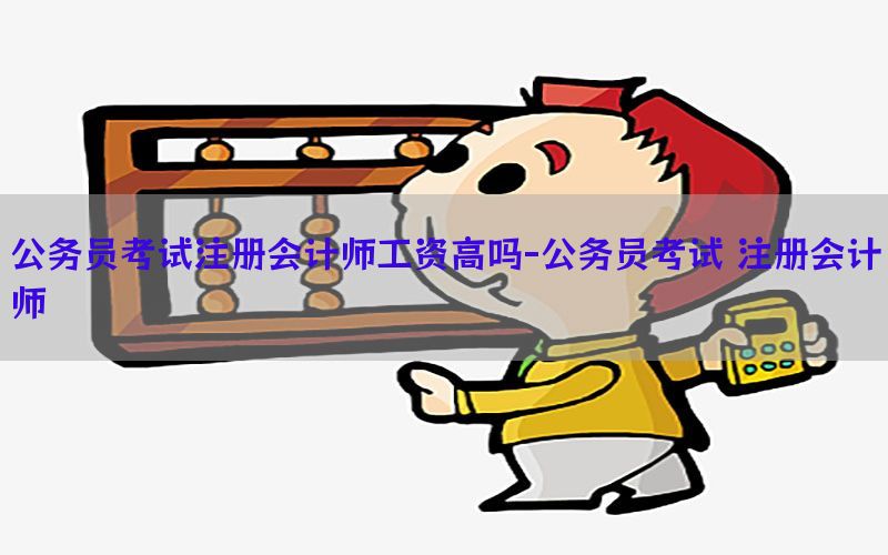 公务员考试注册会计师工资高吗-公务员考试 注册会计师