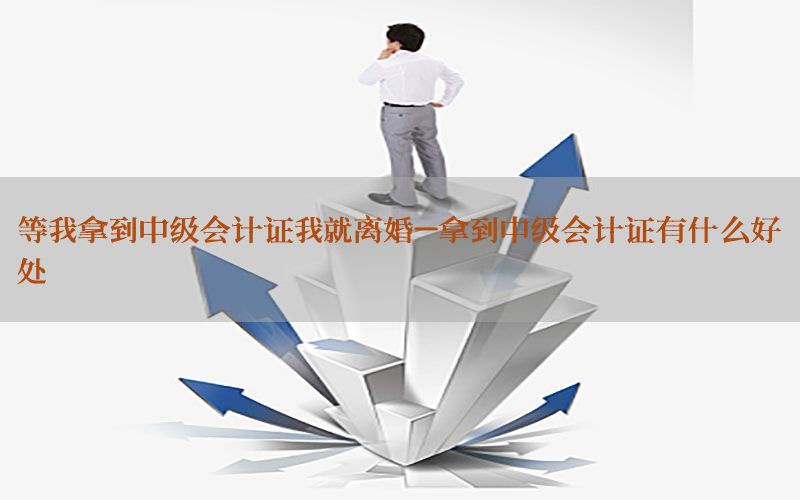 等我拿到中级会计证我就离婚-拿到中级会计证有什么好处
