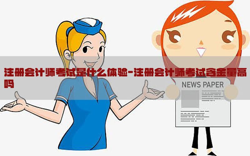 注册会计师考试是什么体验-注册会计师考试含金量高吗