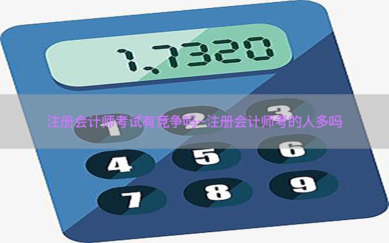 注册会计师考试有竞争吗-注册会计师考的人多吗