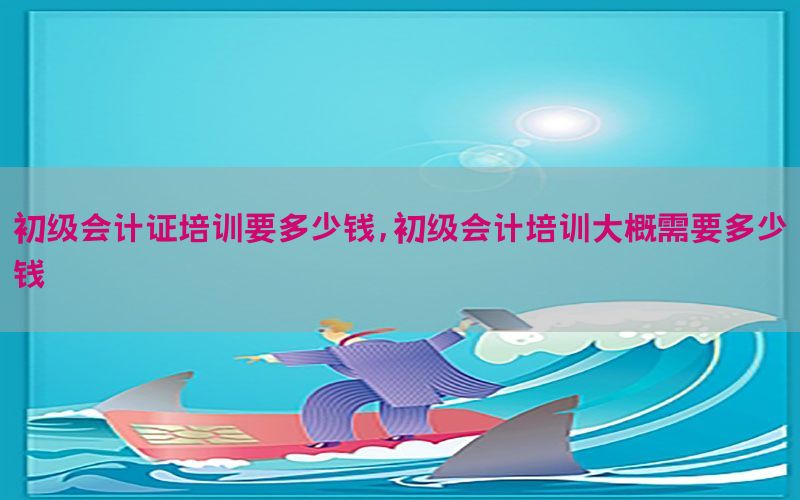 初级会计证培训要多少钱，初级会计培训大概需要多少钱