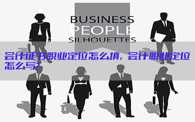 会计证书职业定位怎么填，会计职业定位怎么写?