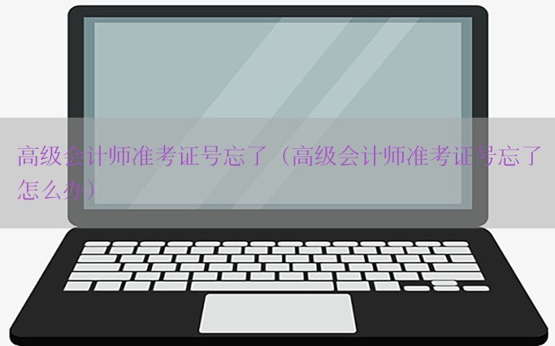 高级会计师准考证号忘了（高级会计师准考证号忘了怎么办）