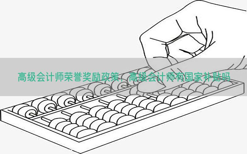 高级会计师荣誉奖励政策，高级会计师有国家补贴吗