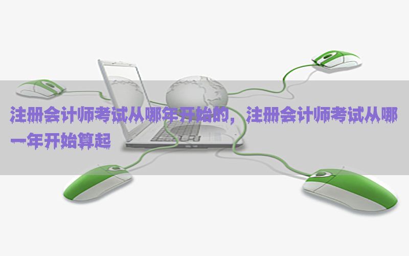 注册会计师考试从哪年开始的，注册会计师考试从哪一年开始算起