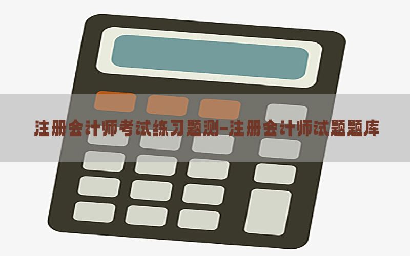 注册会计师考试练习题测-注册会计师试题题库
