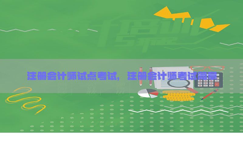注册会计师试点考试，注册会计师考试简章