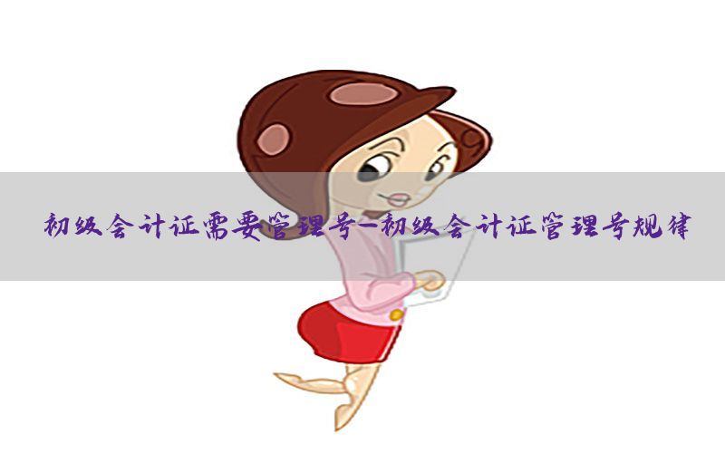 初级会计证需要管理号-初级会计证管理号规律