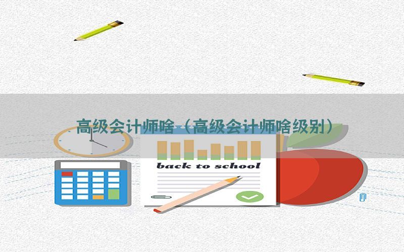 高级会计师啥（高级会计师啥级别）