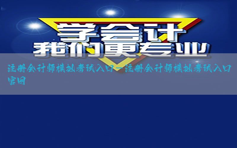 注册会计师模拟考试入口-注册会计师模拟考试入口官网