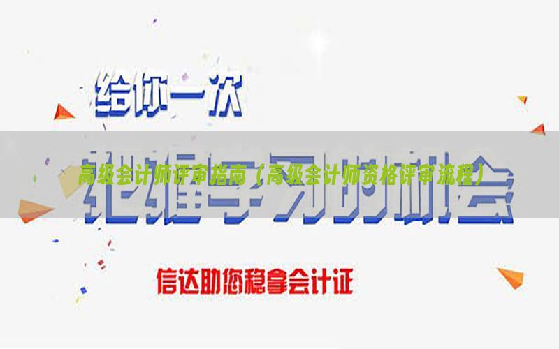 高级会计师评审指南（高级会计师资格评审流程）