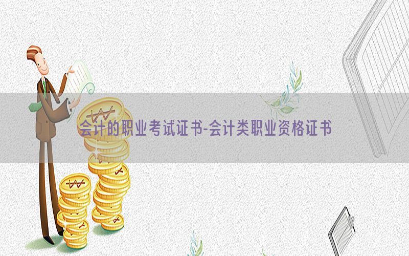 会计的职业考试证书-会计类职业资格证书
