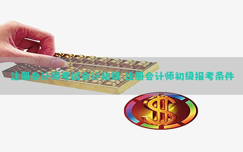 注册会计师考试会计初级，注册会计师初级报考条件