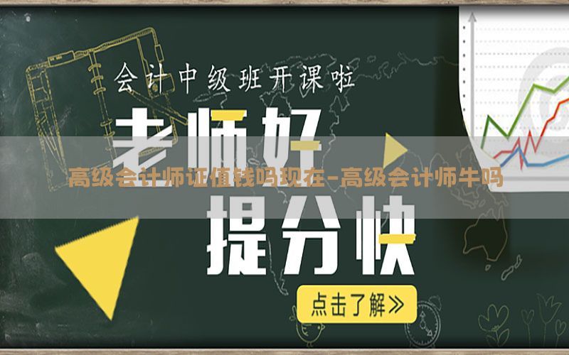 高级会计师证值钱吗现在-高级会计师牛吗