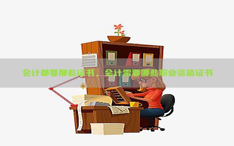 会计都要那些证书，会计需要哪些职业资格证书