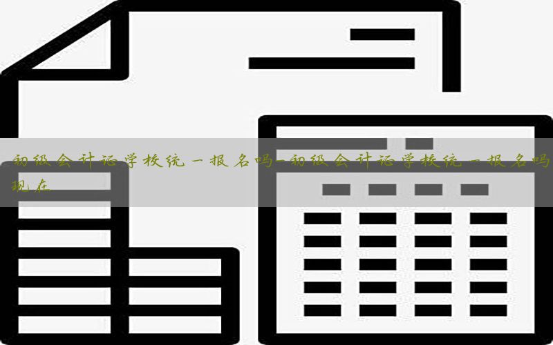 初级会计证学校统一报名吗-初级会计证学校统一报名吗现在