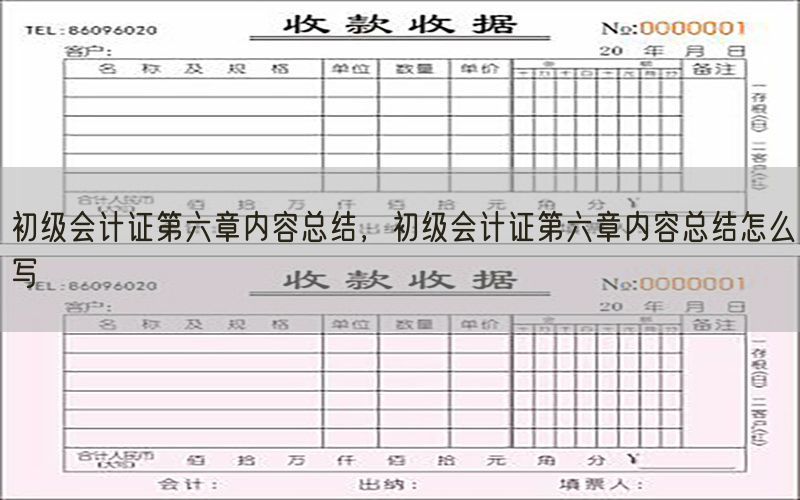 初级会计证第六章内容总结，初级会计证第六章内容总结怎么写
