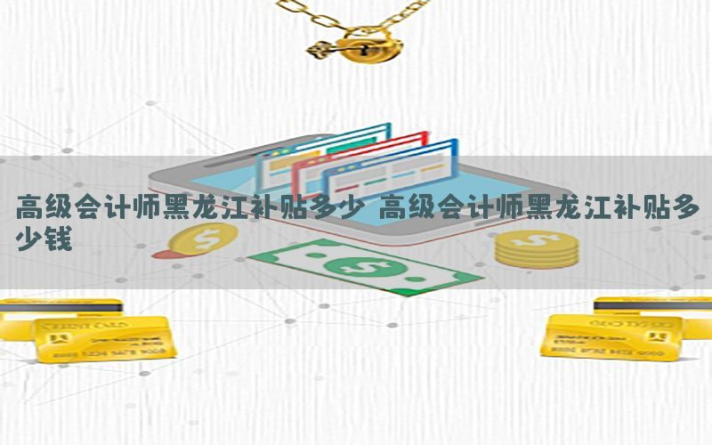 高级会计师黑龙江补贴多少，高级会计师黑龙江补贴多少钱