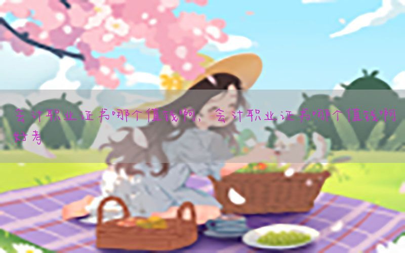 会计职业证书哪个值钱啊，会计职业证书哪个值钱啊好考