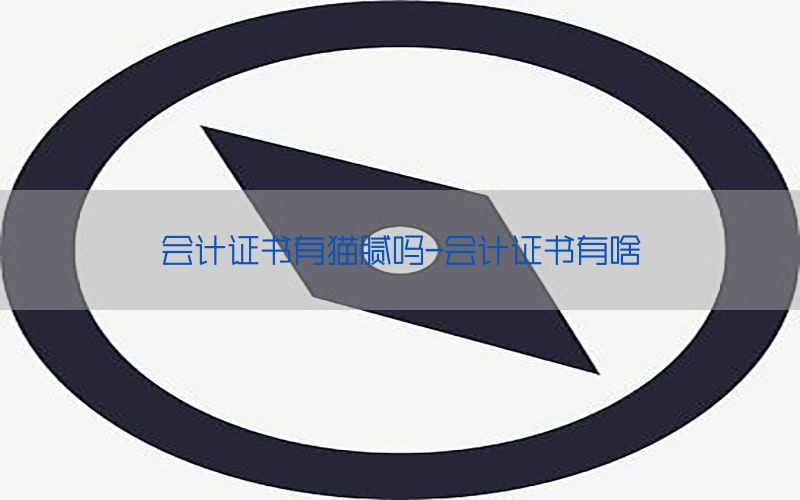 会计证书有猫腻吗-会计证书有啥