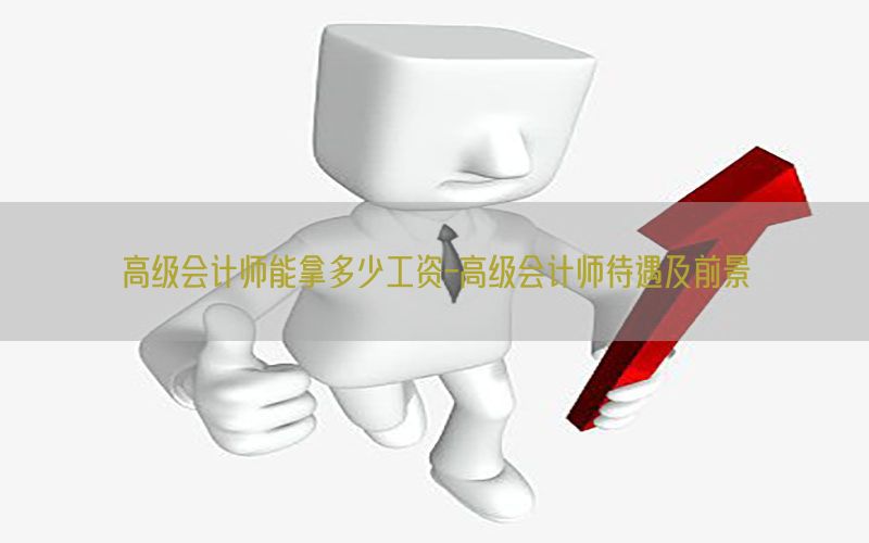 高级会计师能拿多少工资-高级会计师待遇及前景