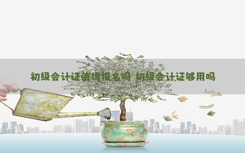 初级会计证值得报名吗（初级会计证够用吗）