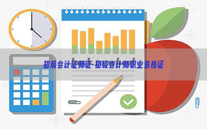 初级会计证师证-初级会计师职业资格证
