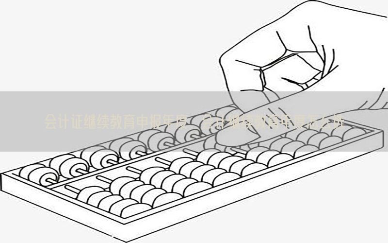 会计证继续教育申报年度，会计继续教育年度怎么选