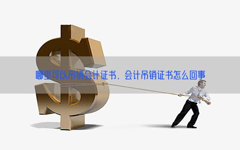 哪里可以吊销会计证书，会计吊销证书怎么回事