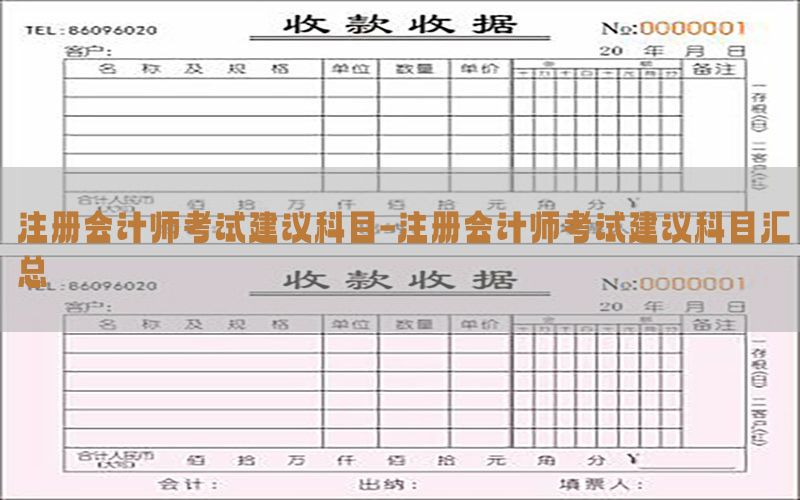 注册会计师考试建议科目-注册会计师考试建议科目汇总