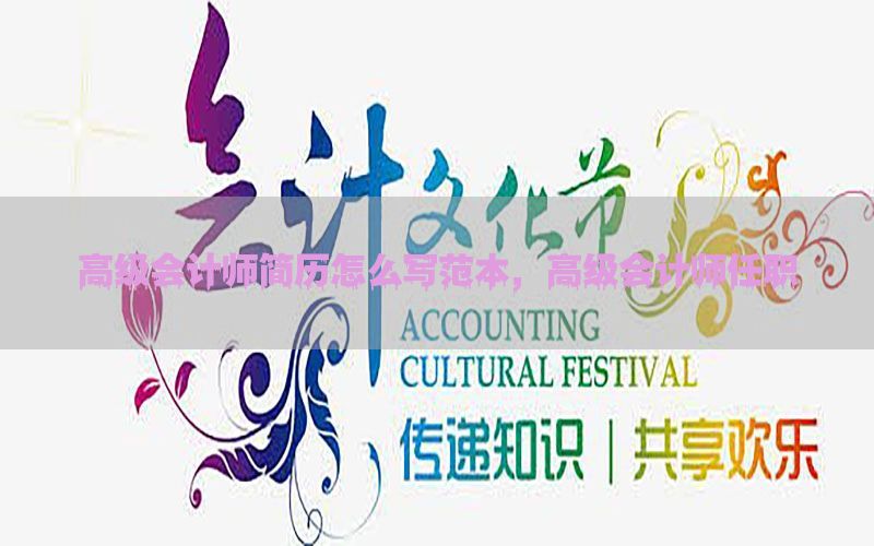高级会计师简历怎么写范本，高级会计师任职