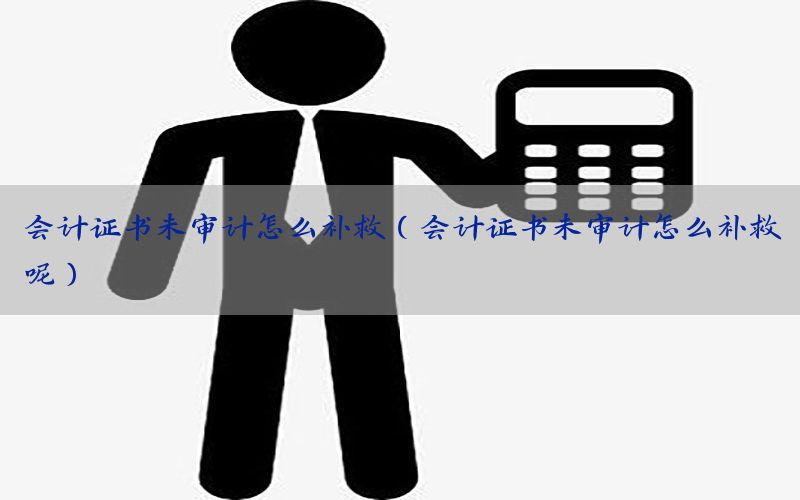 会计证书未审计怎么补救（会计证书未审计怎么补救呢）