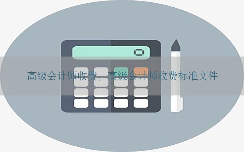 高级会计师收费，高级会计师收费标准文件