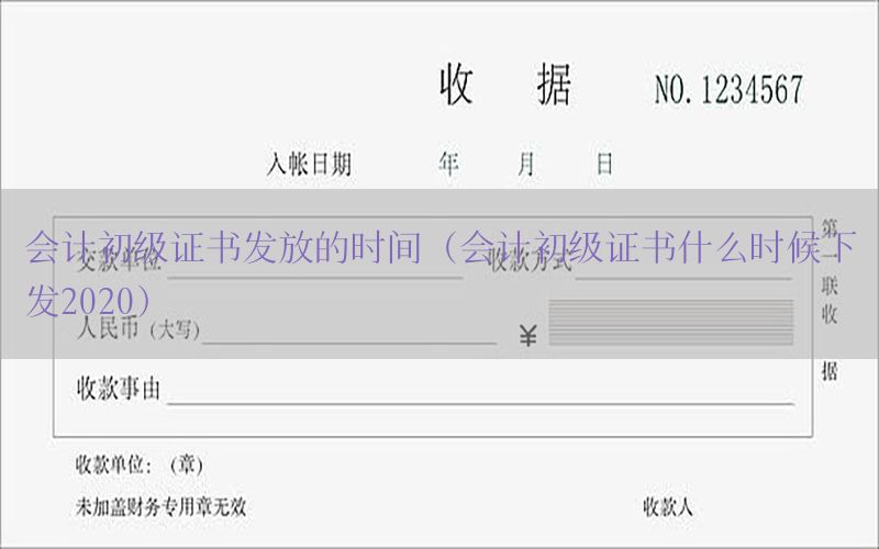 会计初级证书发放的时间（会计初级证书什么时候下发2020）