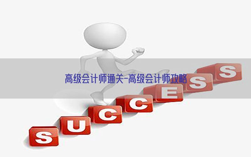 高级会计师通关-高级会计师攻略